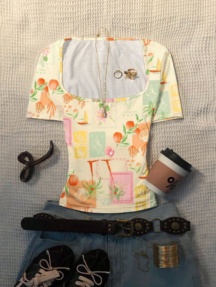 Tricou SHEIN, mix culori