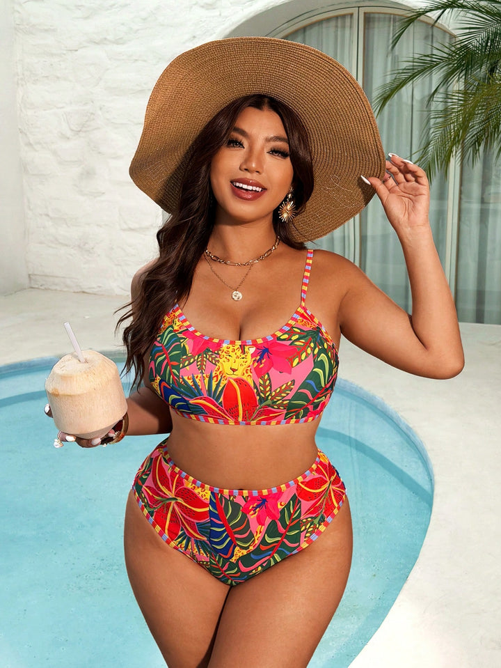 Set bikini de baie SHEIN, mix culori