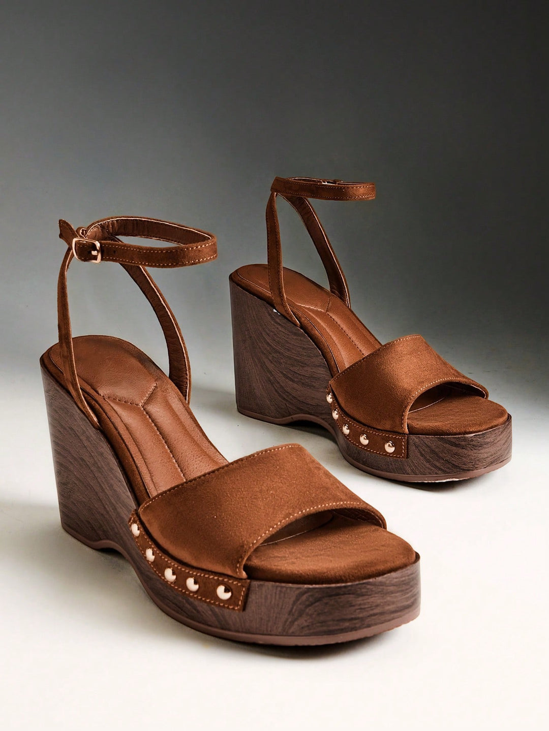 Sandale SHEIN, maro
