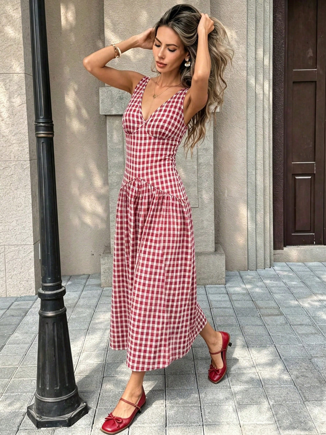 Rochie maxi SHEIN, mix culori