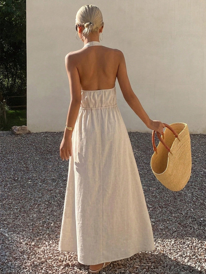 Rochie maxi SHEIN, portocaliu