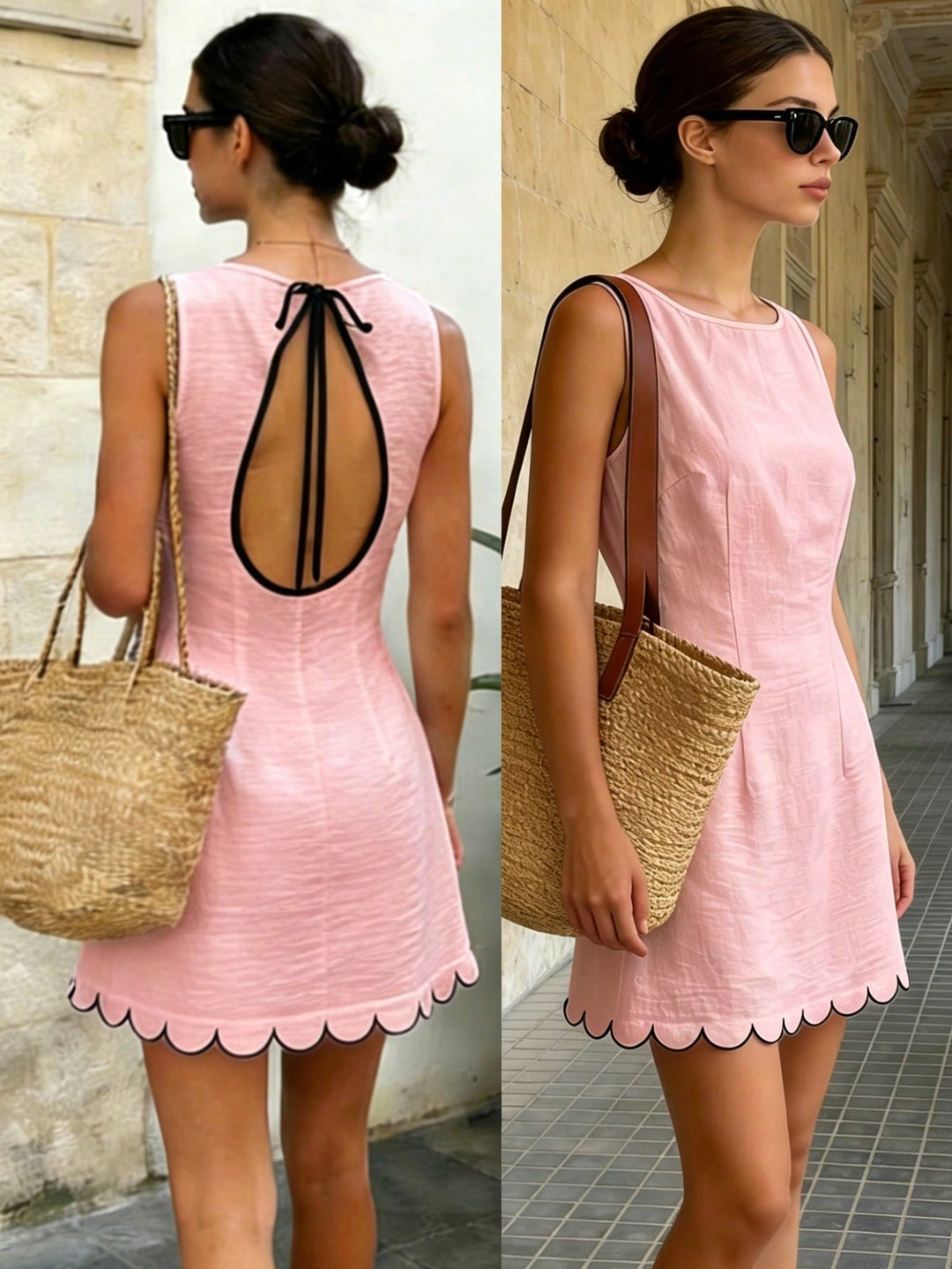 Rochie scurtă SHEIN, roz