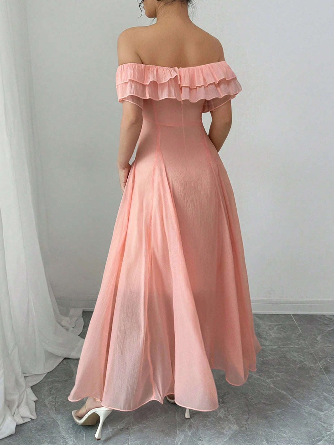 Rochie maxi SHEIN, roz
