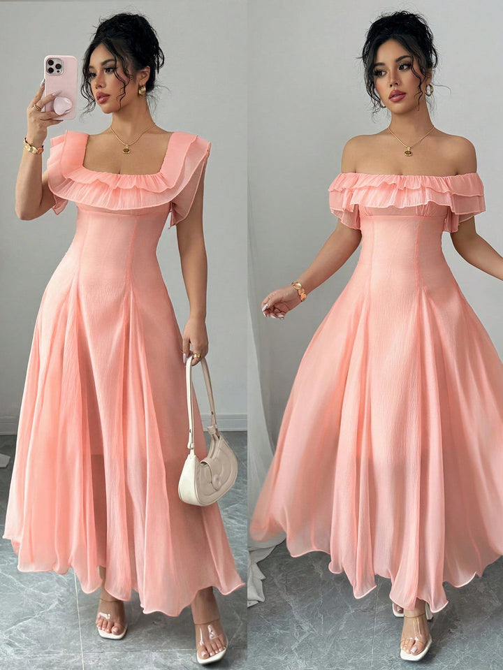 Rochie maxi SHEIN, roz