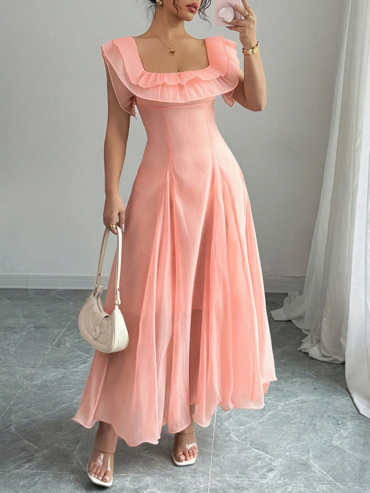 Rochie maxi SHEIN, roz