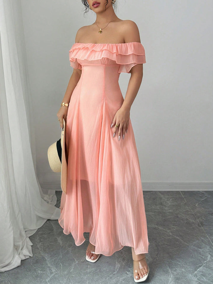 Rochie maxi SHEIN, roz