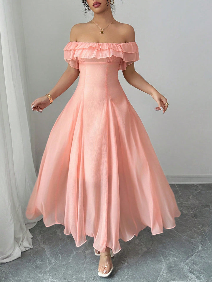 Rochie maxi SHEIN, roz