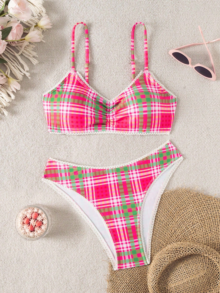 Set bikini SHEIN, mix culori