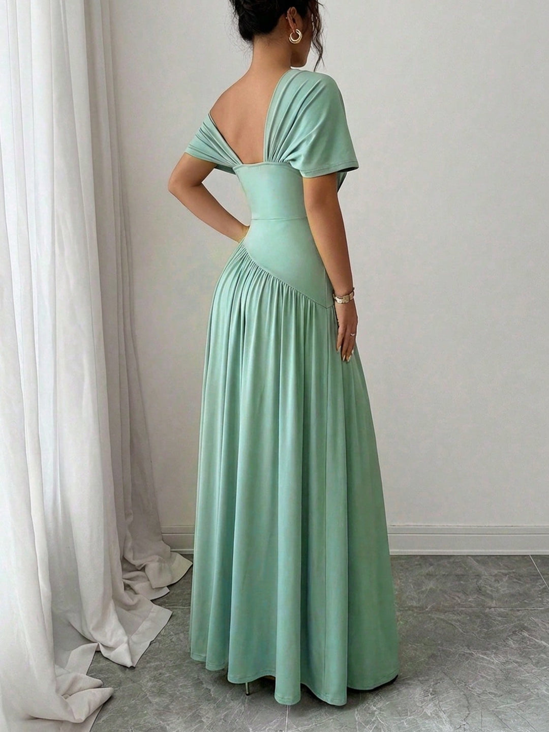 Rochie maxi SHEIN, verde