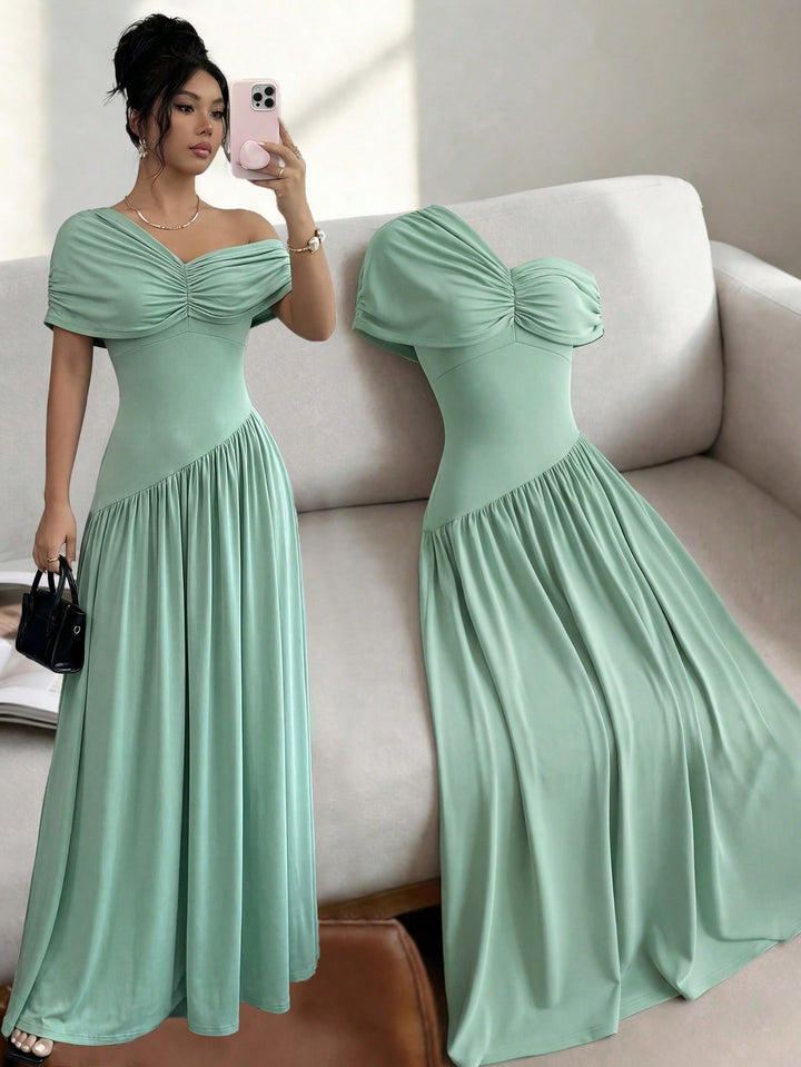Rochie maxi SHEIN, verde