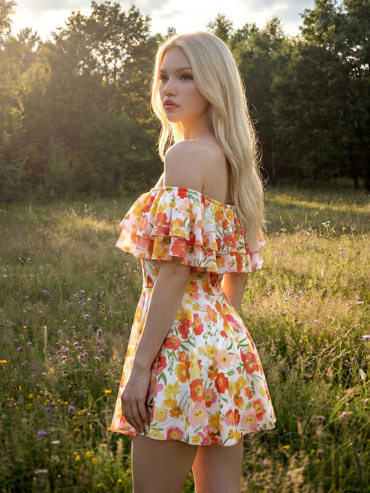 Rochie mini SHEIN, galben