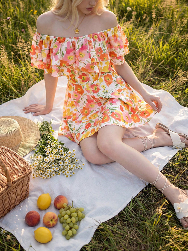 Rochie mini SHEIN, galben
