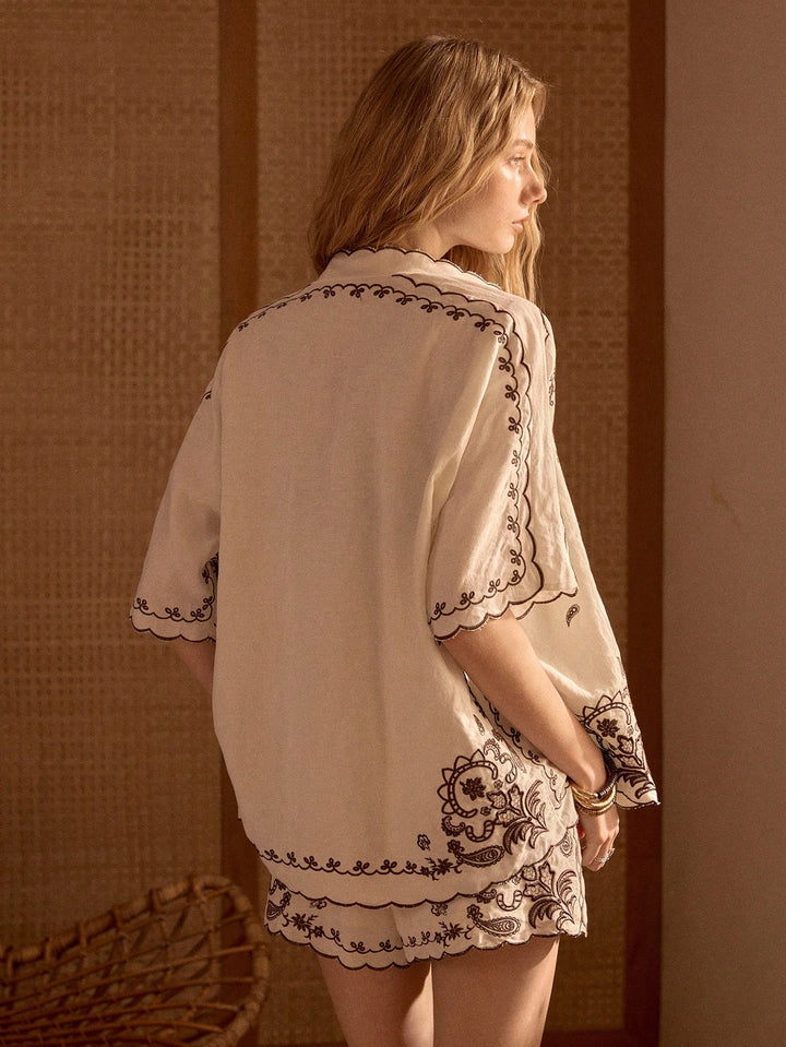 Cămașă tip button-up SHEIN