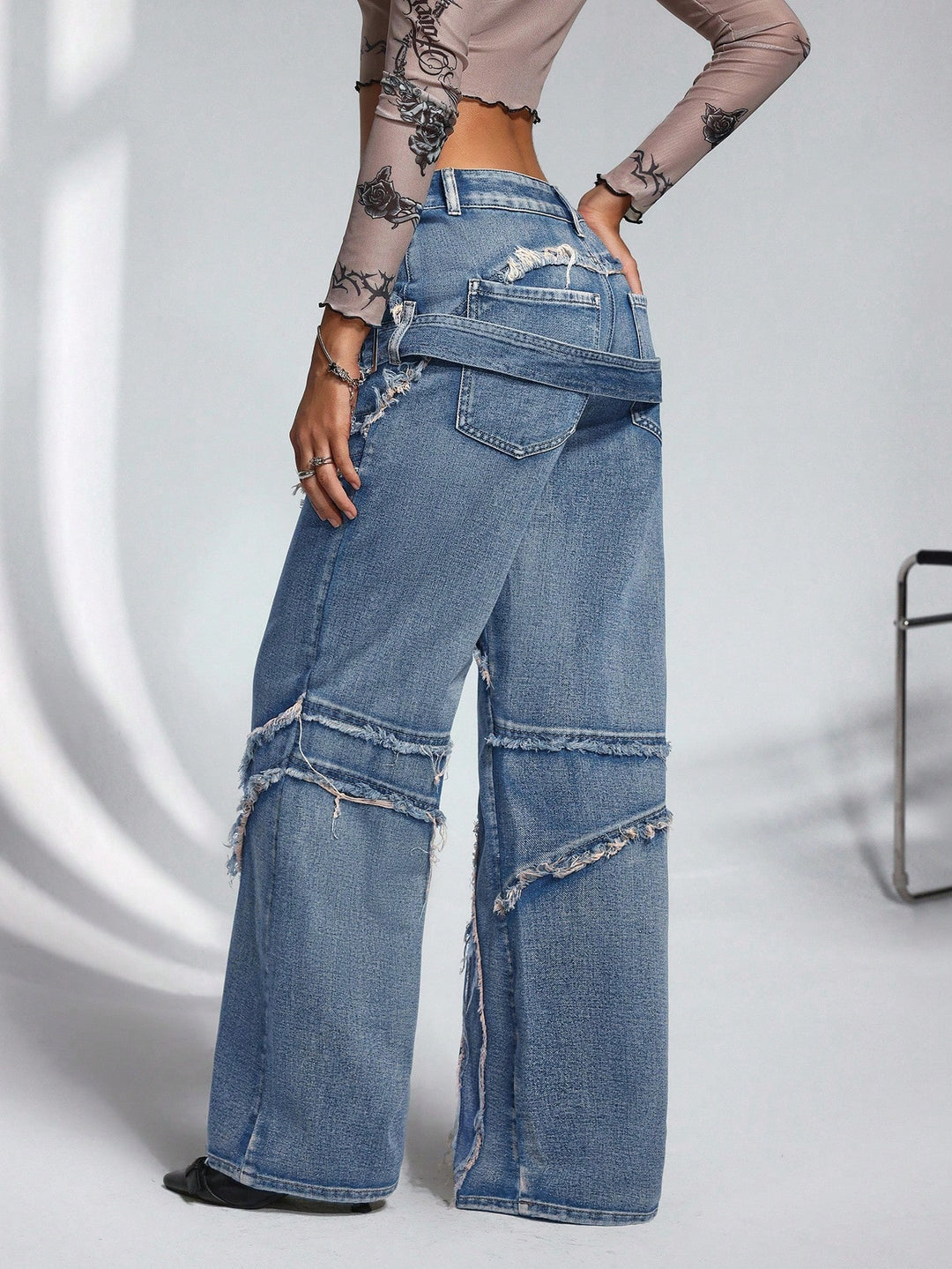 Jeans SHEIN, albastru