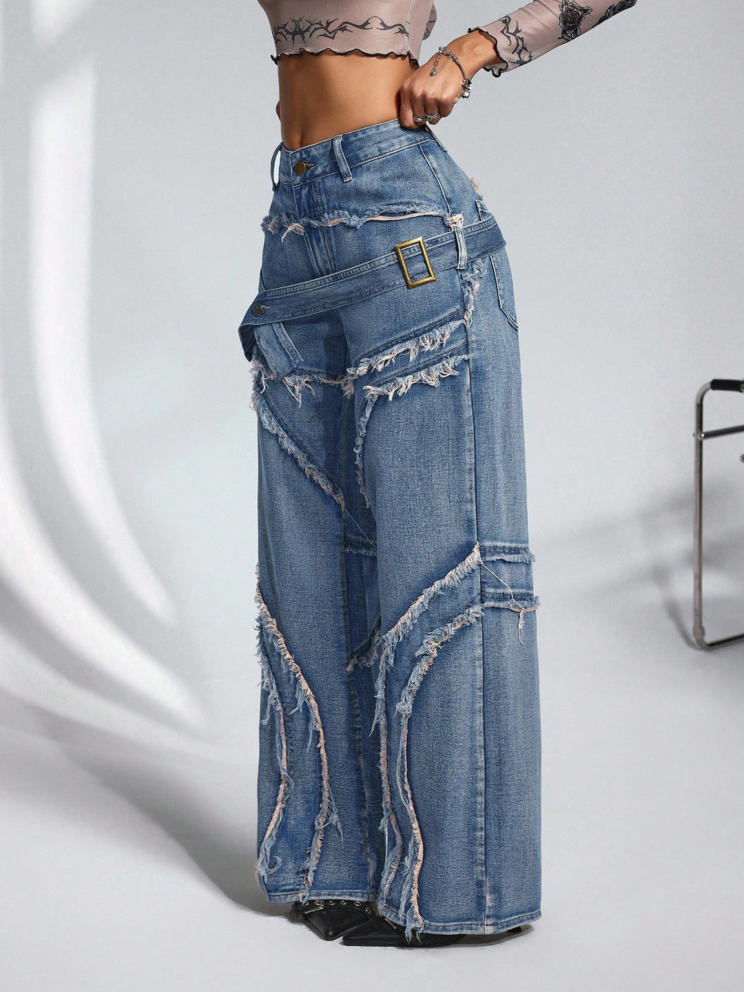 Jeans SHEIN, albastru