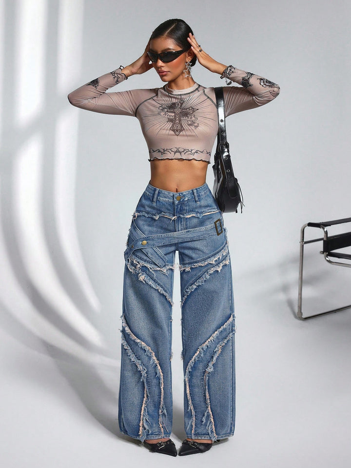 Jeans SHEIN, albastru