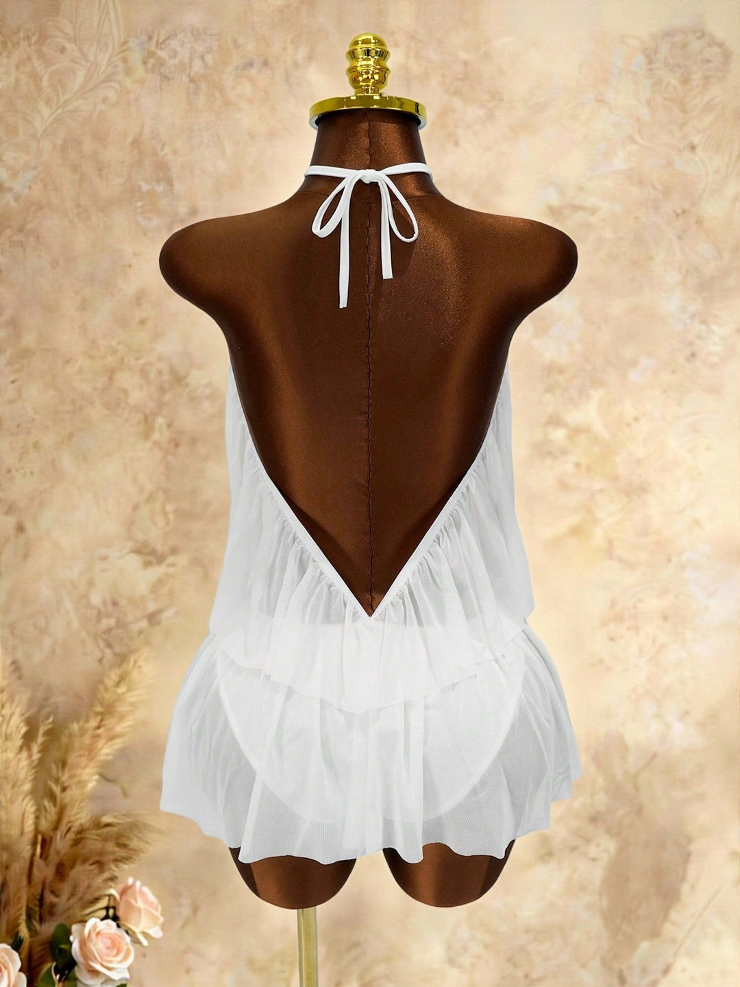Rochie mini SHEIN, alb