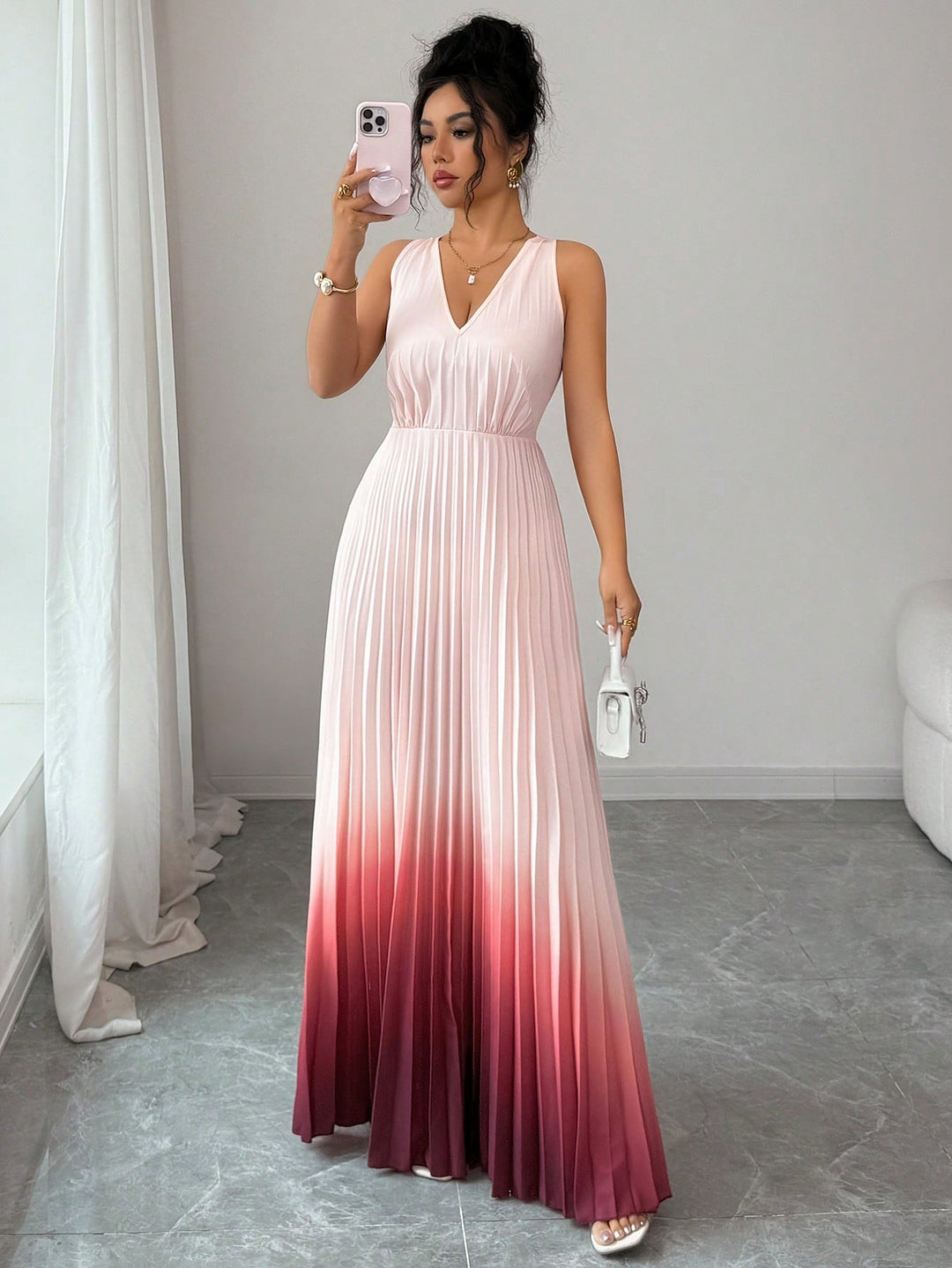 Rochie maxi SHEIN, mix culori