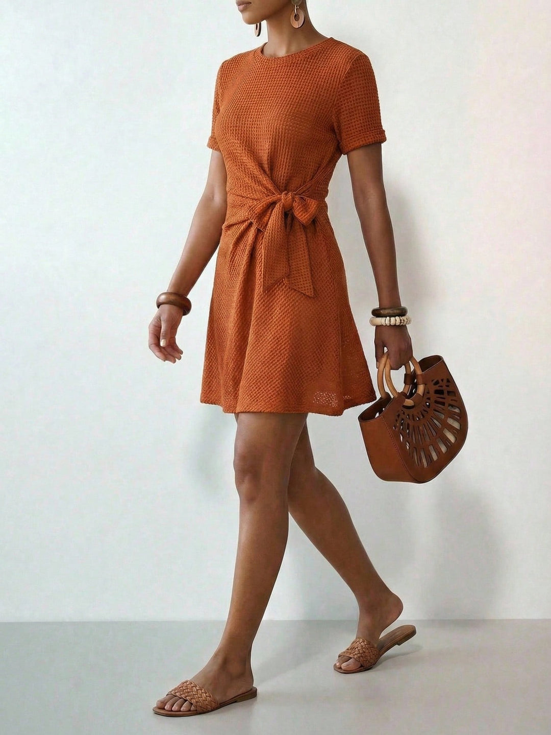 Rochie mini SHEIN, maro