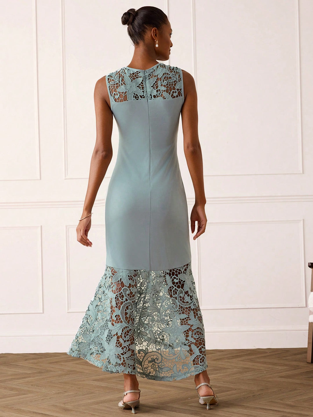 Rochie midi SHEIN, albastru