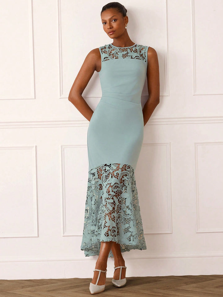 Rochie midi SHEIN, albastru