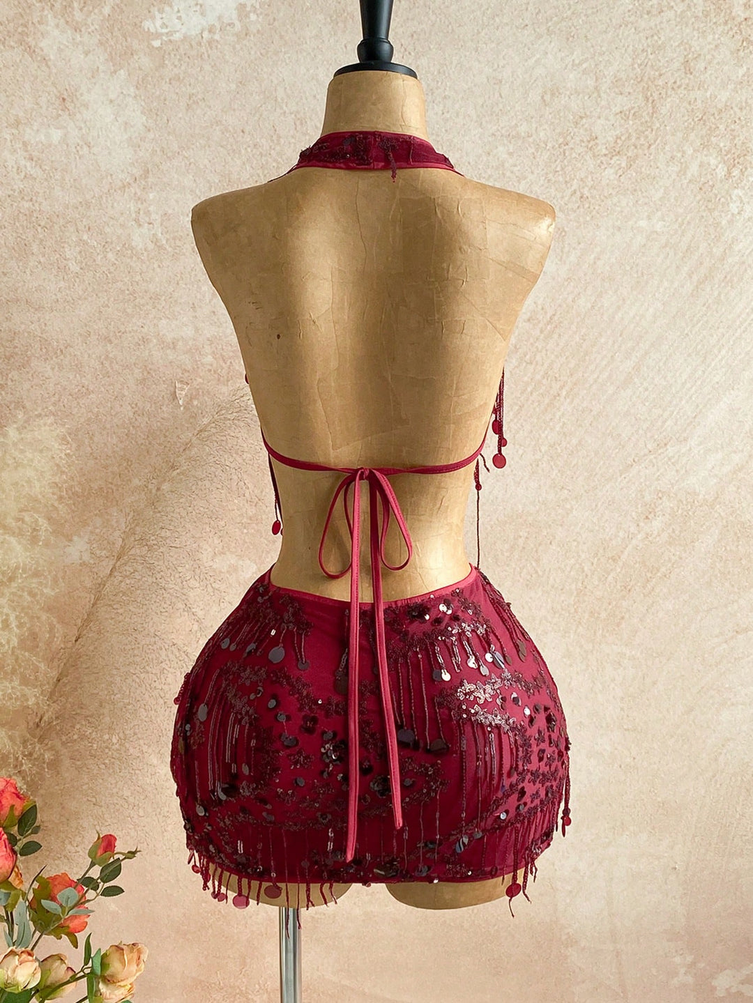 Rochie SHEIN, vișiniu