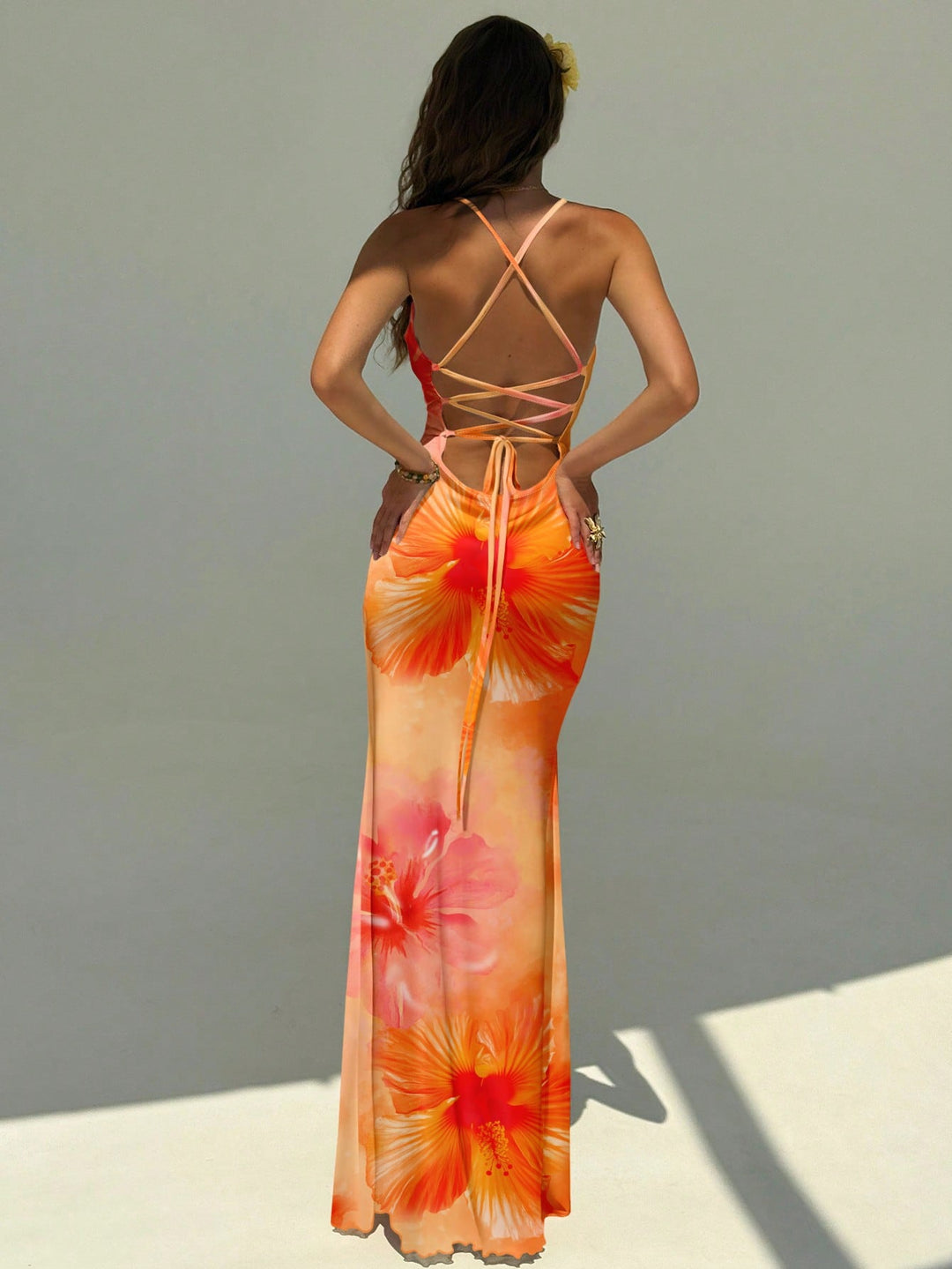 Rochie SHEIN, portocaliu