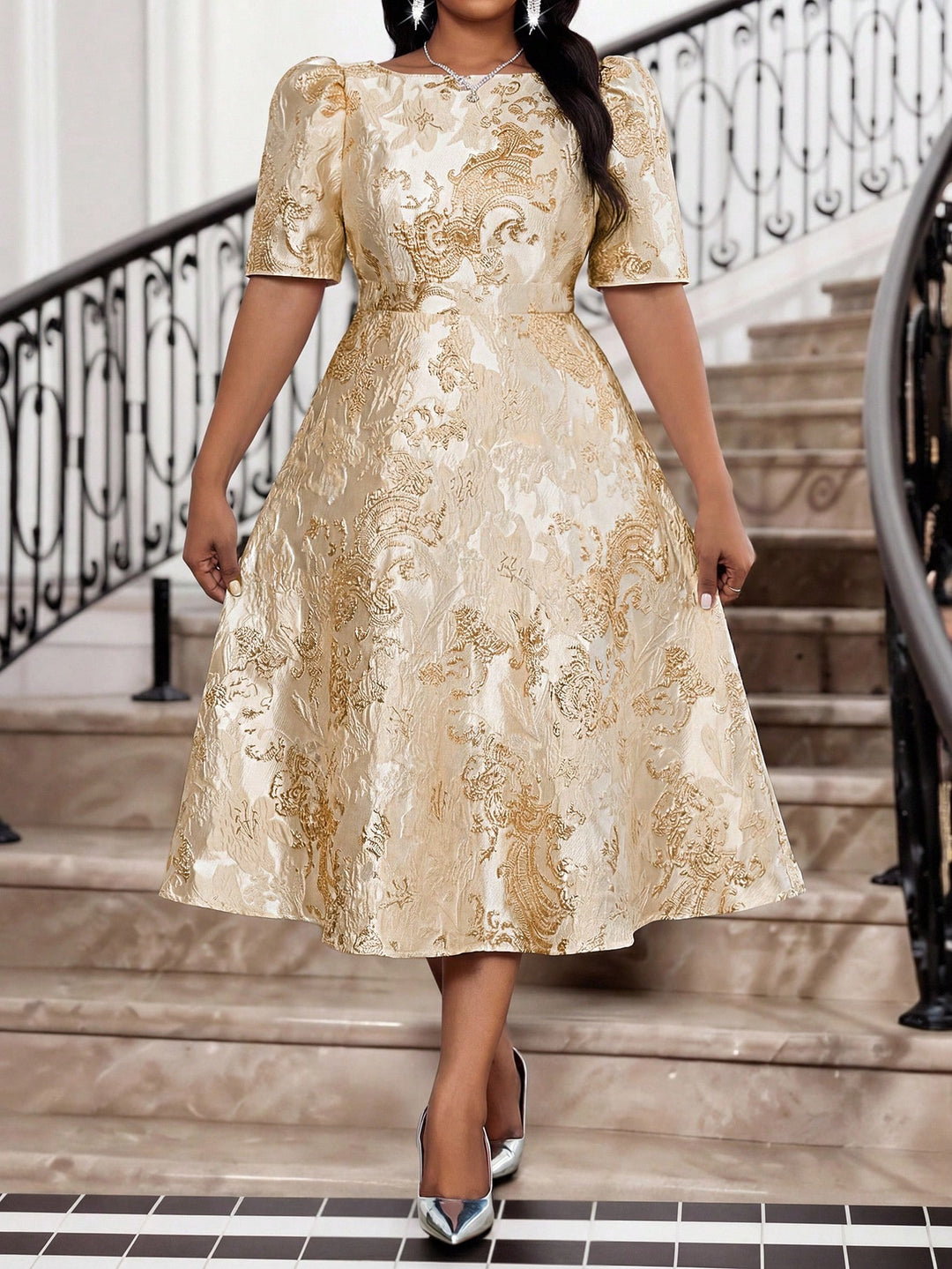 Rochie SHEIN, auriu
