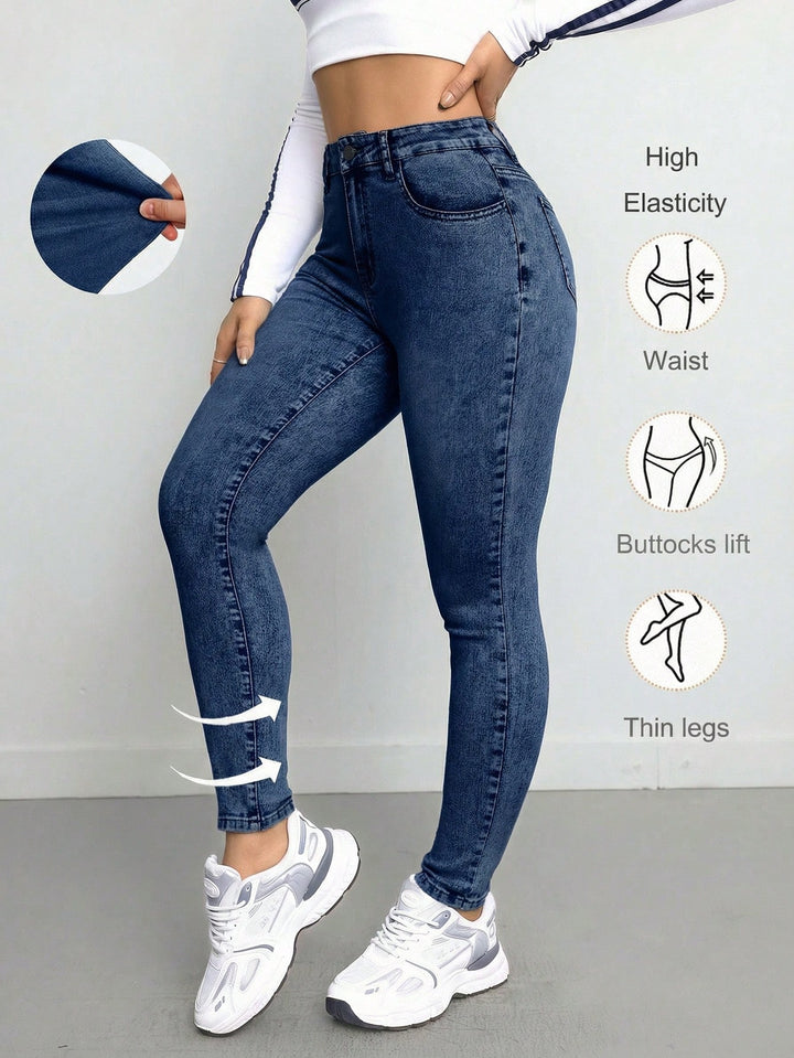 Jeans SHEIN, albastru