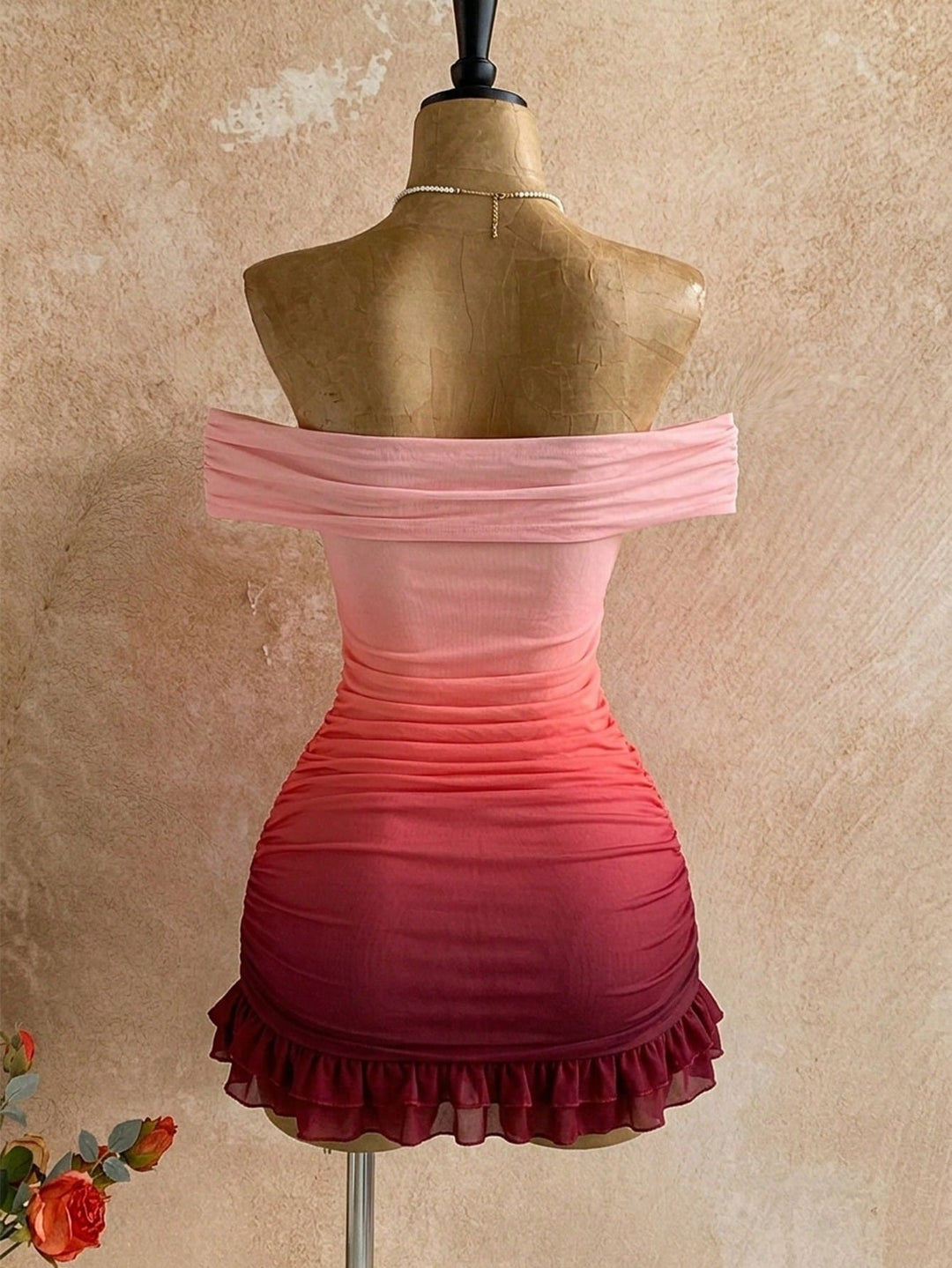 Rochie mini SHEIN, vișiniu