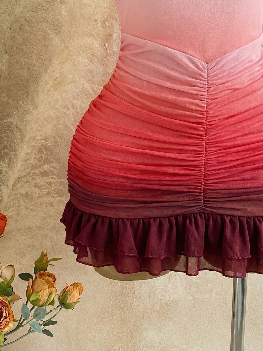 Rochie mini SHEIN, vișiniu