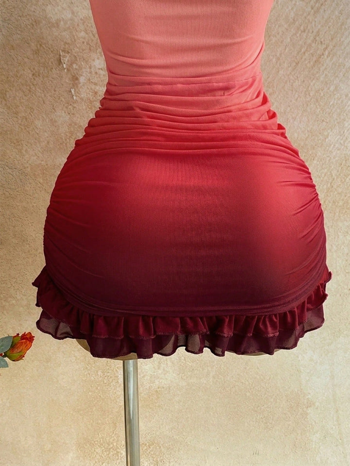 Rochie mini SHEIN, vișiniu