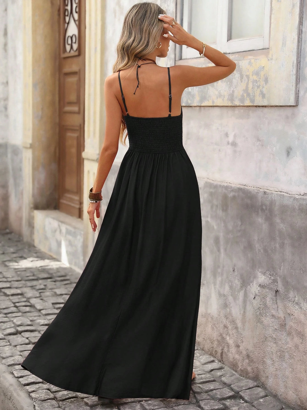 Rochie maxi SHEIN, negru