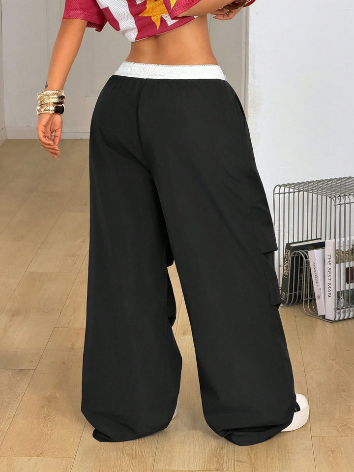 Pantaloni SHEIN, negru