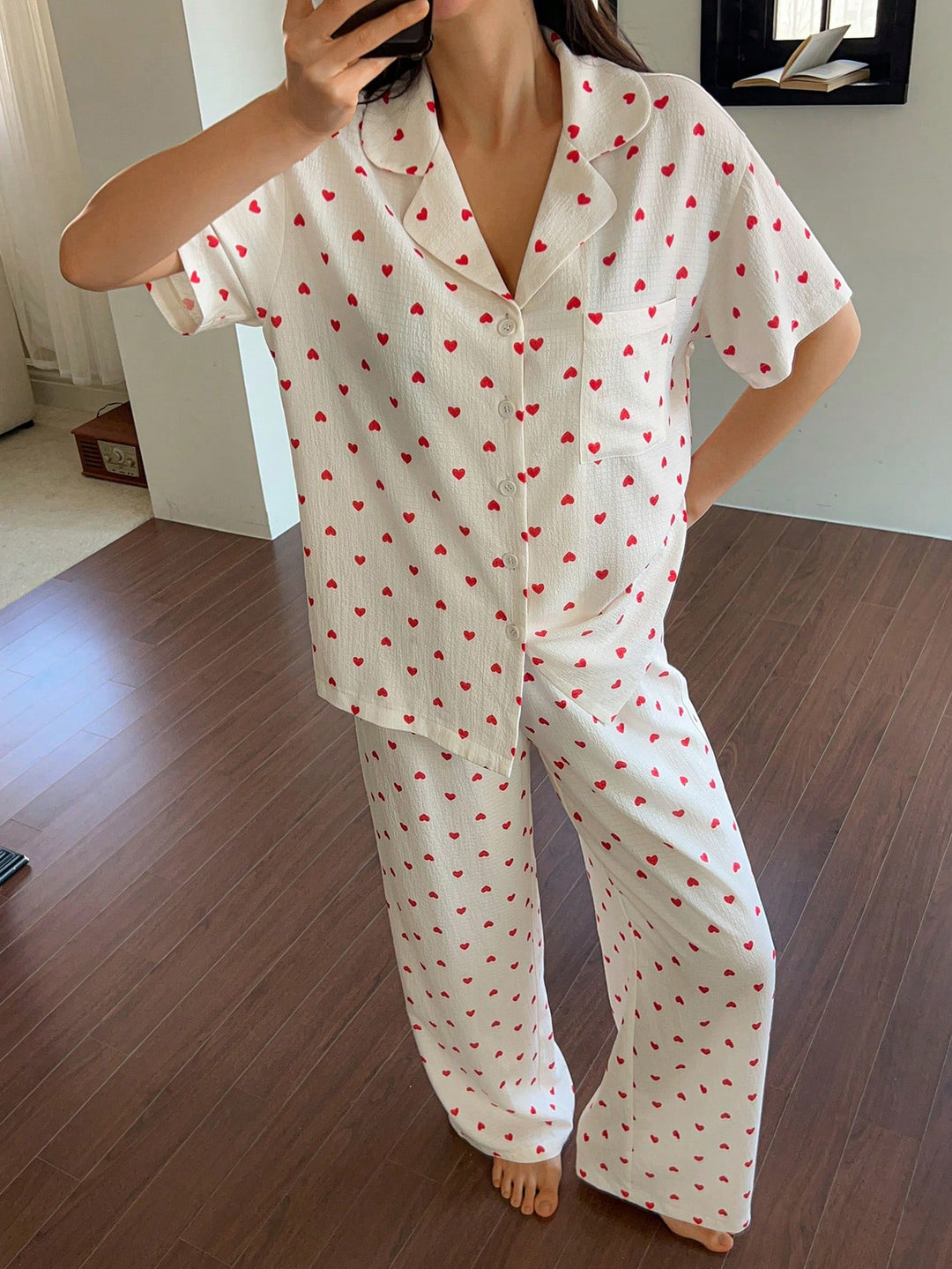 Pijama SHEIN, alb