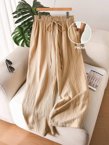 Pantaloni SHEIN, maro