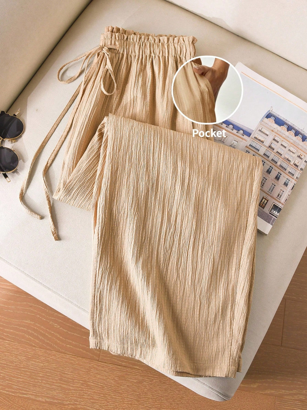 Pantaloni SHEIN, portocaliu
