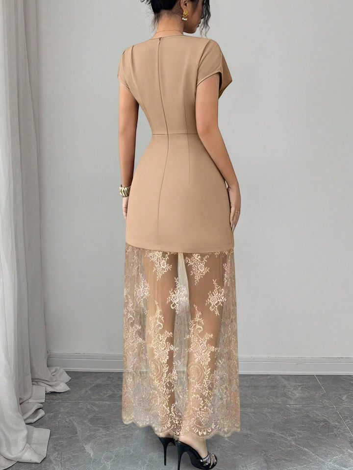 Rochie maxi SHEIN, kaki