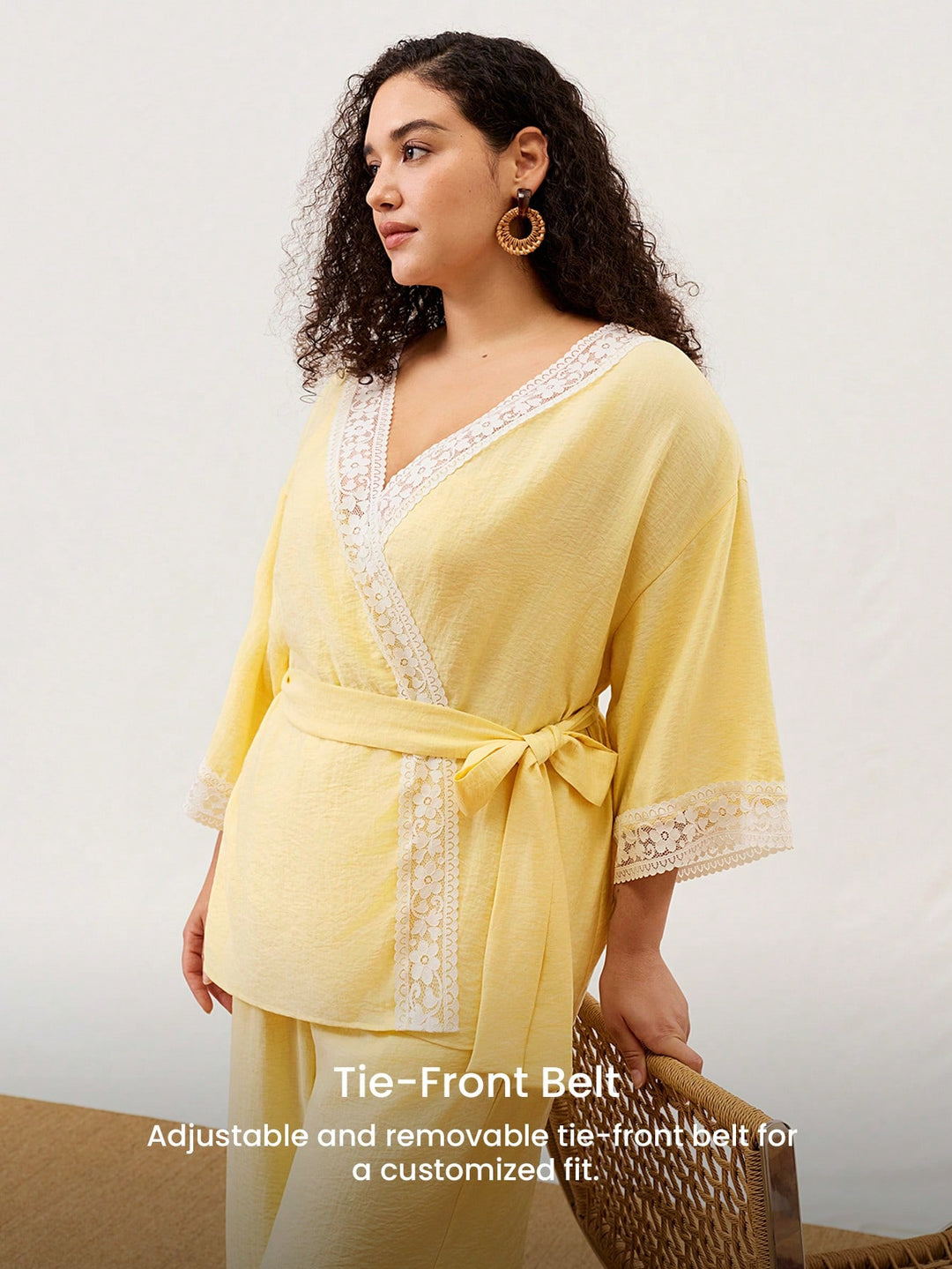 Set pijamale SHEIN, galben