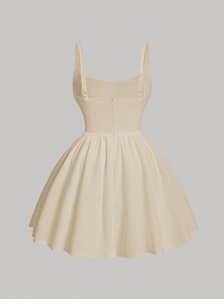 Rochie mini SHEIN, crem