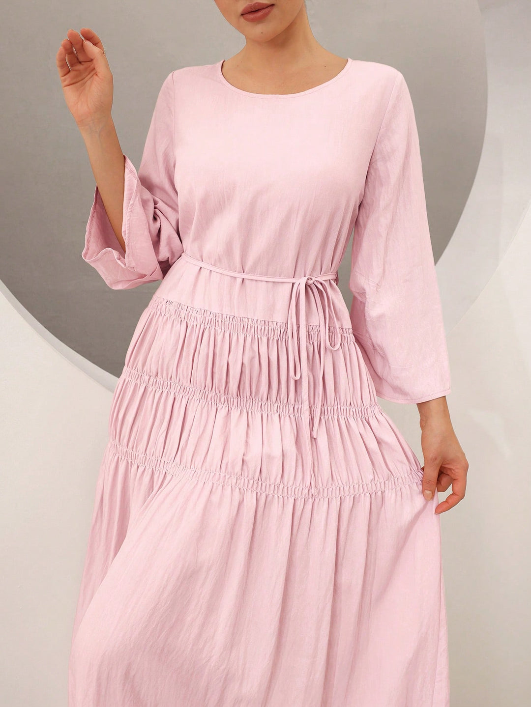 Rochie maxi SHEIN, roz