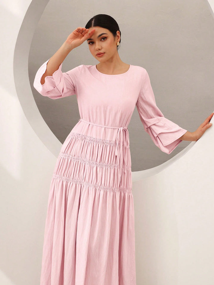 Rochie maxi SHEIN, roz