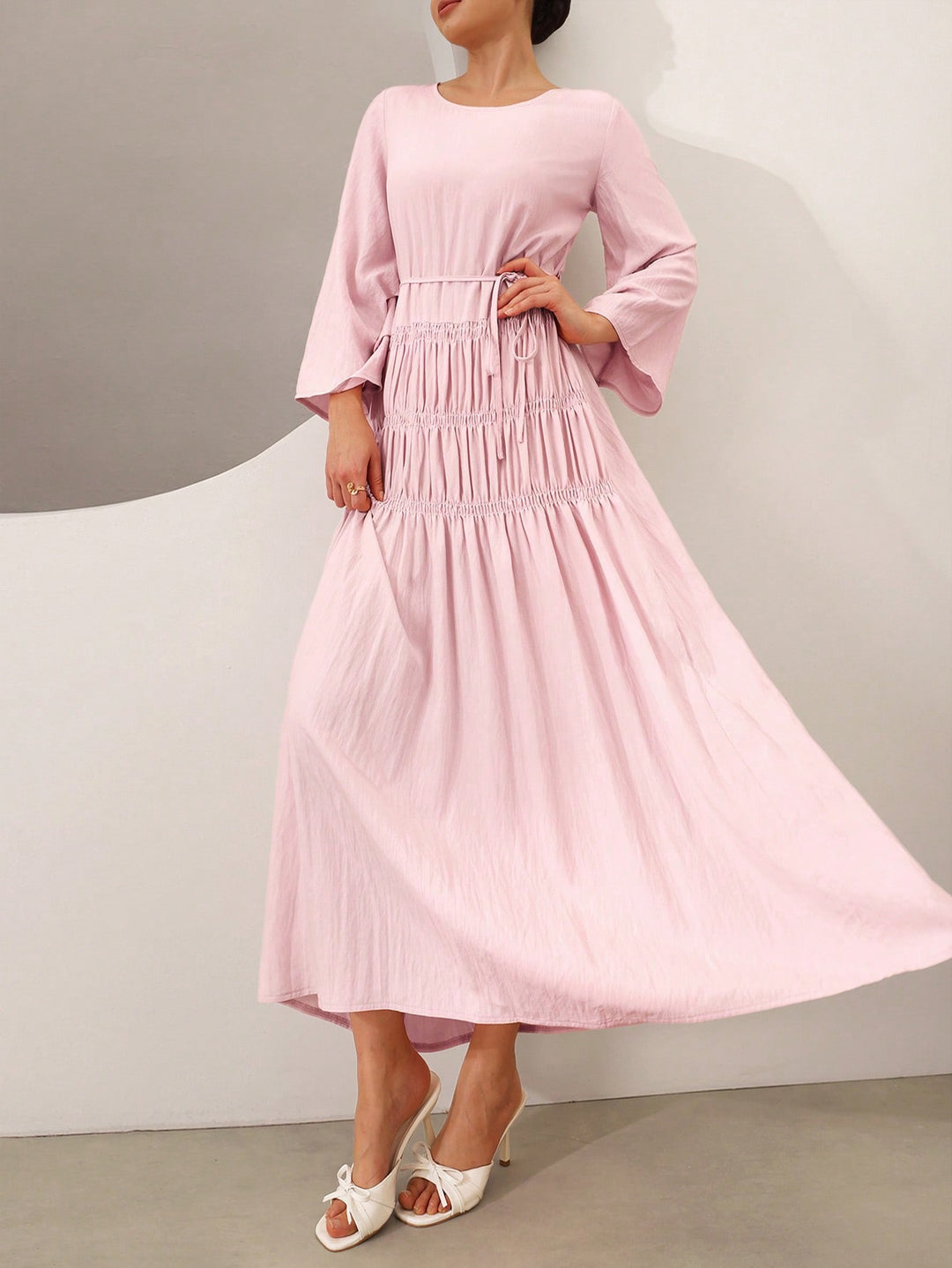 Rochie maxi SHEIN, roz