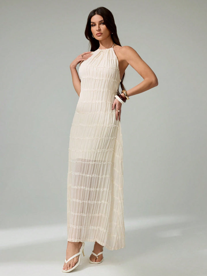 Rochie maxi SHEIN, alb