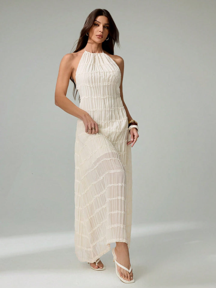 Rochie maxi SHEIN, alb