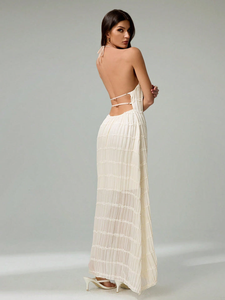 Rochie maxi SHEIN, alb