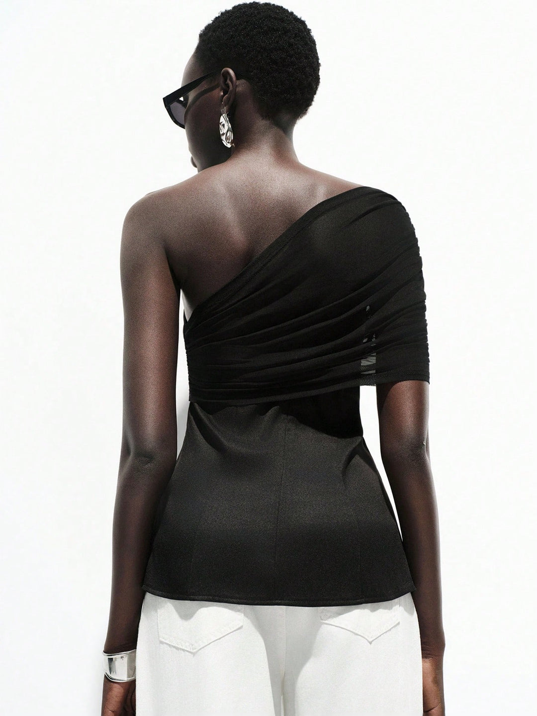 Top SHEIN, negru