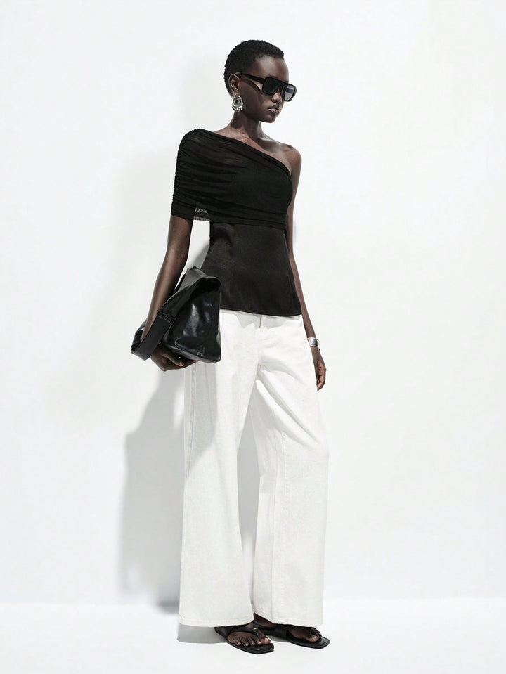 Top SHEIN, negru