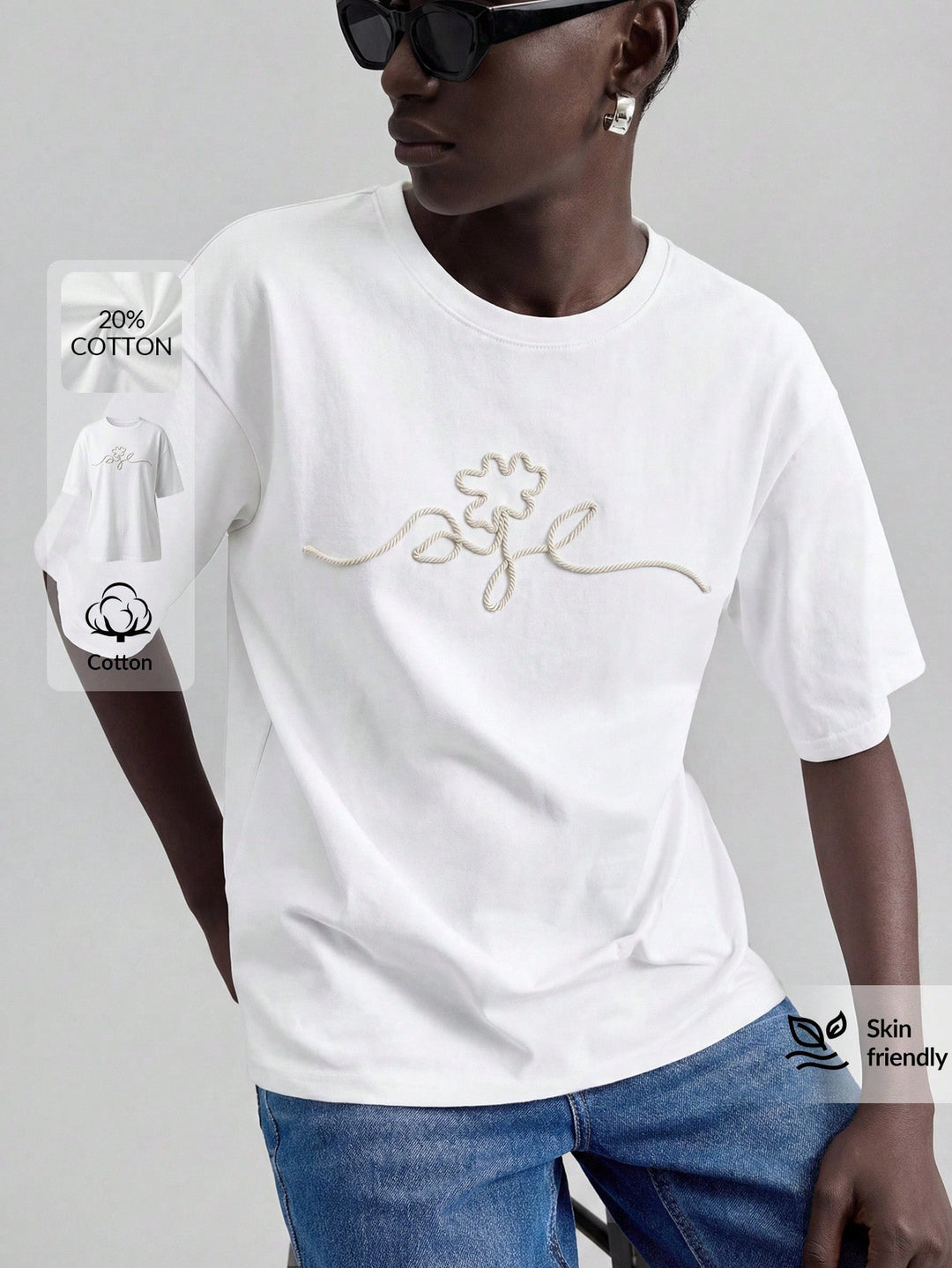 Tricou SHEIN, alb