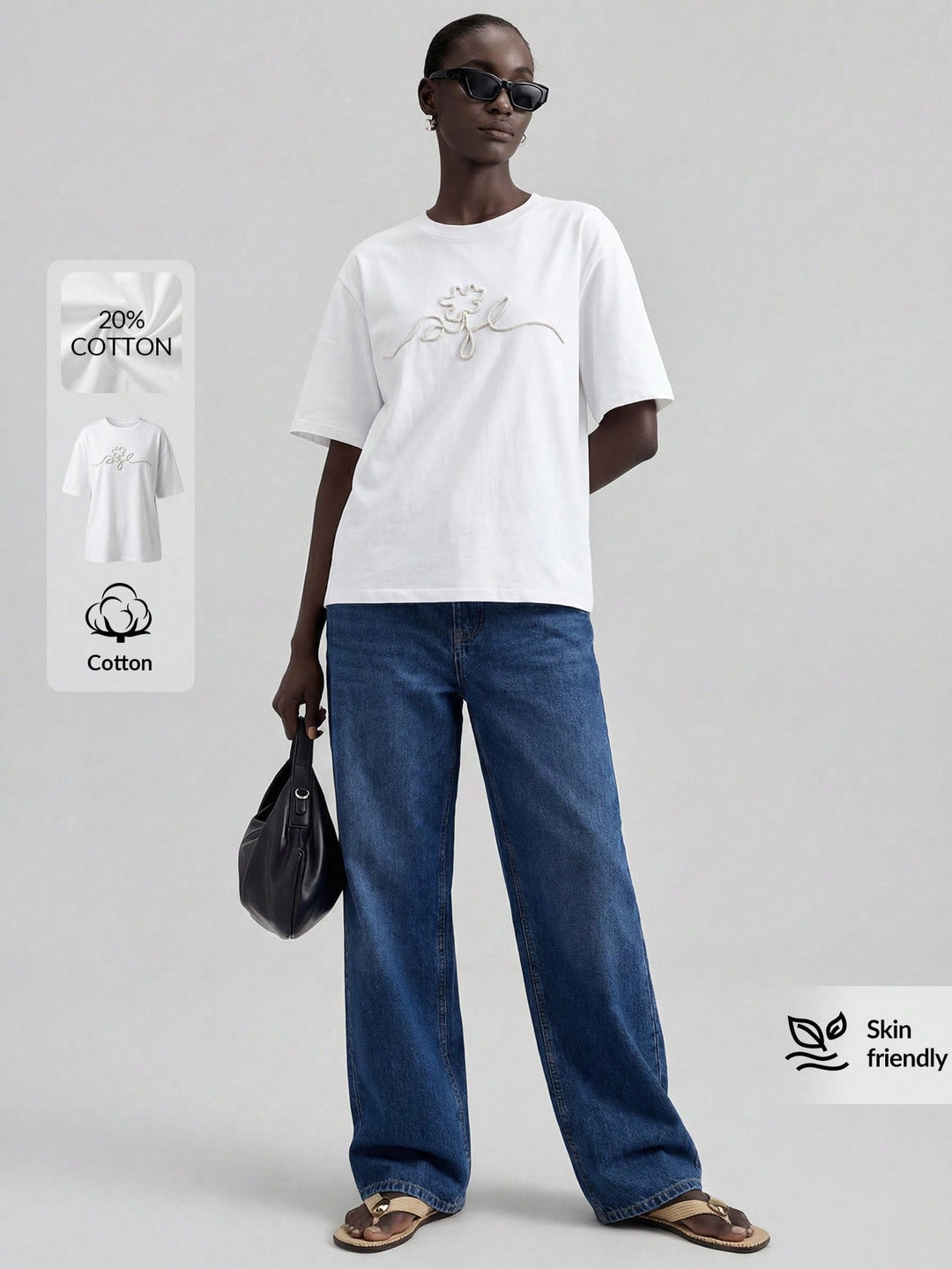 Tricou SHEIN, alb